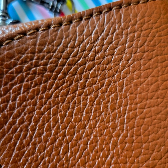 Real Leather bag w. Optional chain - Picture 2 of 13